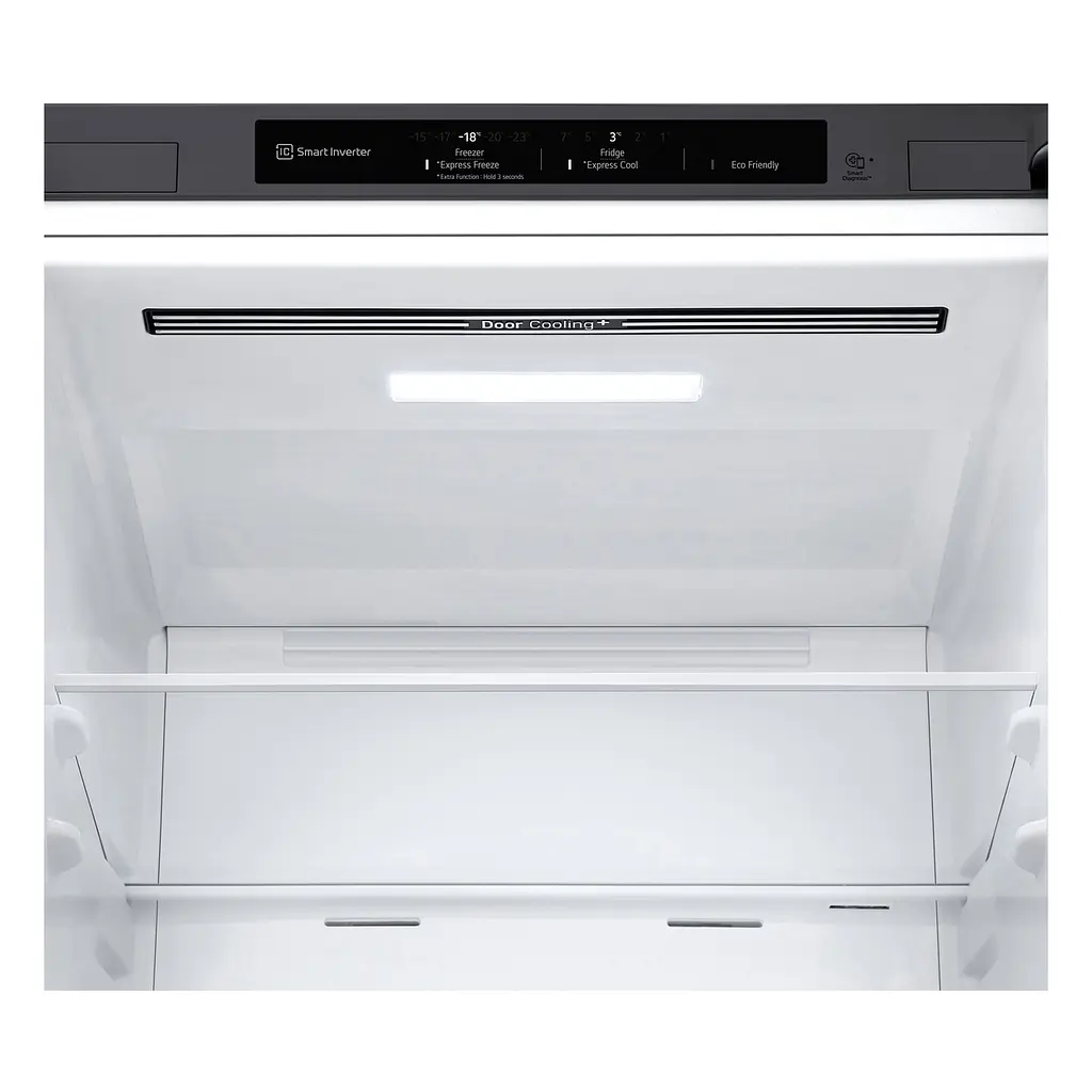 Холодильник LG 186x60х68 холодильне відділення 234 л морозильне відділення 107 л 2 двері А+ NF сірий темний (GC-B459SLCL) - фото 9