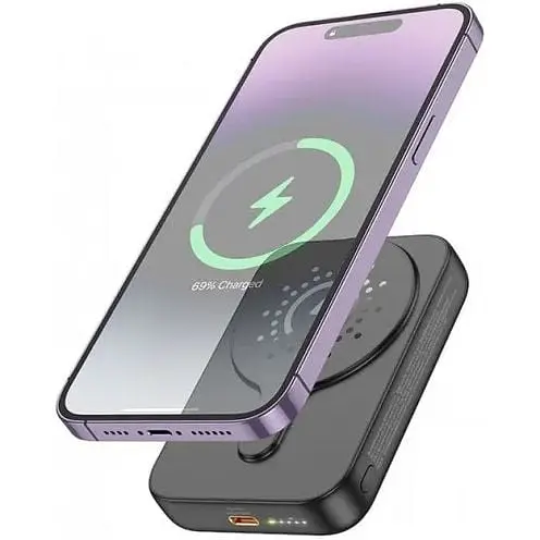 Аккумулятор внешний Hoco J117A Esteem PD20W magnetic магнитный 10000mAh черный - фото 3
