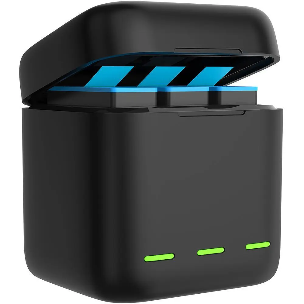 Зарядний пристрій Telesin 3-Channel Battery Charger для HERO 9/10/11 (GP-BCG-901) [76677] - фото 4