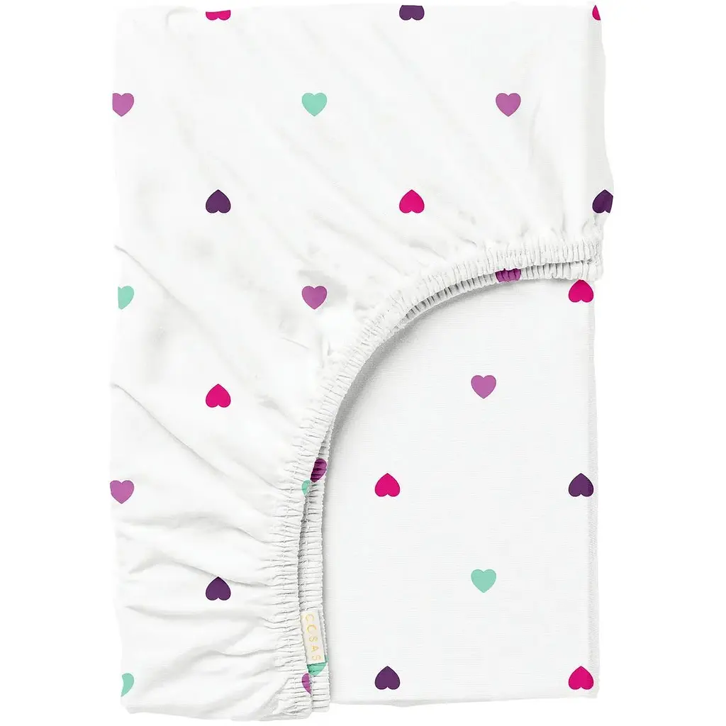 Простирадло на резинці Cosas Playful Hearts 200х200х20 см (PlayfulHearts_200x200x20)