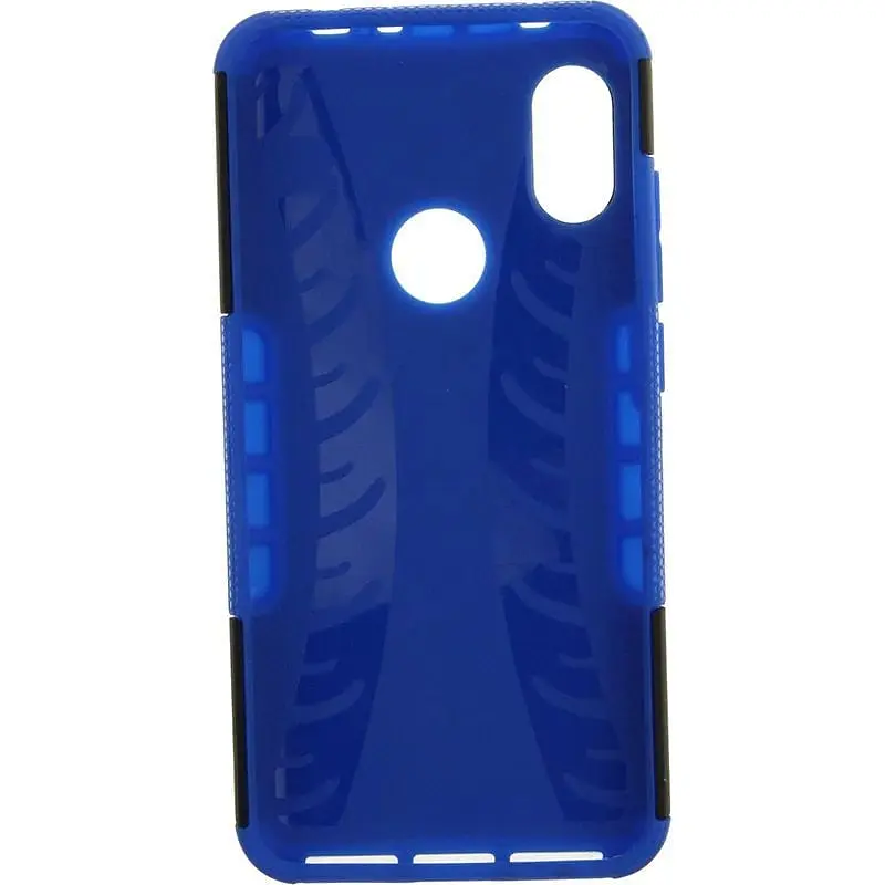 Чохол-накладка Toto Dazzle Kickstand 2 in 1 Case Xiaomi Redmi Note 6 Pro Blue - фото 6