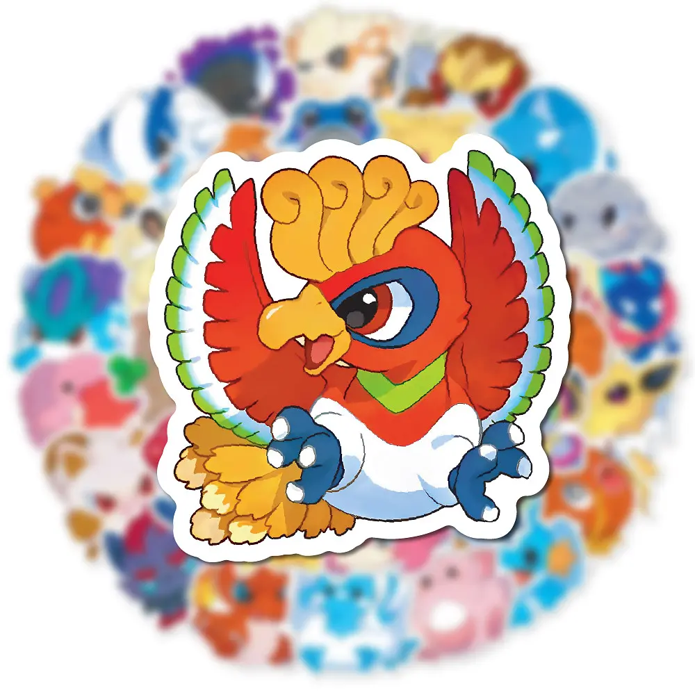 Стікерпак Покемон Набір наклейок GeekLand Pokemon 50 штук - фото 4