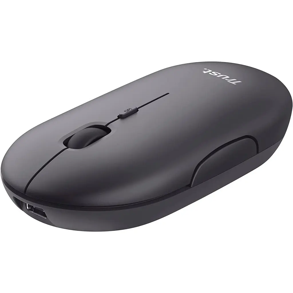 Мишка Trust Puck Wireless/Bluetooth Silent Black (24059) - фото 3