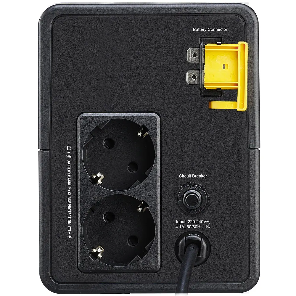 ДБЖ APC Easy UPS 900VA/480W, 2xSchuko, (BVX900LI-GR) - фото 4