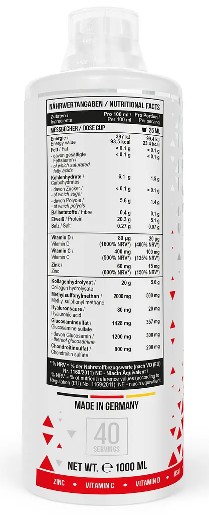 MST® Рідкий Колаген для Суглобів FORTIGEL® - 1000 мл - фото 2