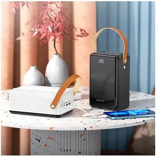 Зовнішній акумулятор Borofone BJ32 Terra fully compatible 80000mAh 22.5W чорний 6941991100062 - фото 5