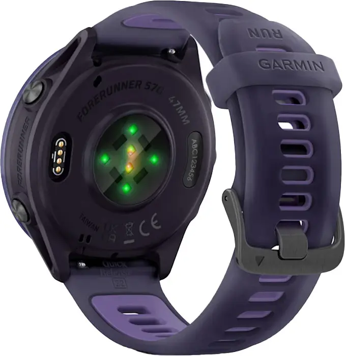 Смарт-часы Garmin Forerunner 570 47mm Indigo Aluminium w. Translucent Imperial Purple/Indigo Band (010-02971-02) - фото 8