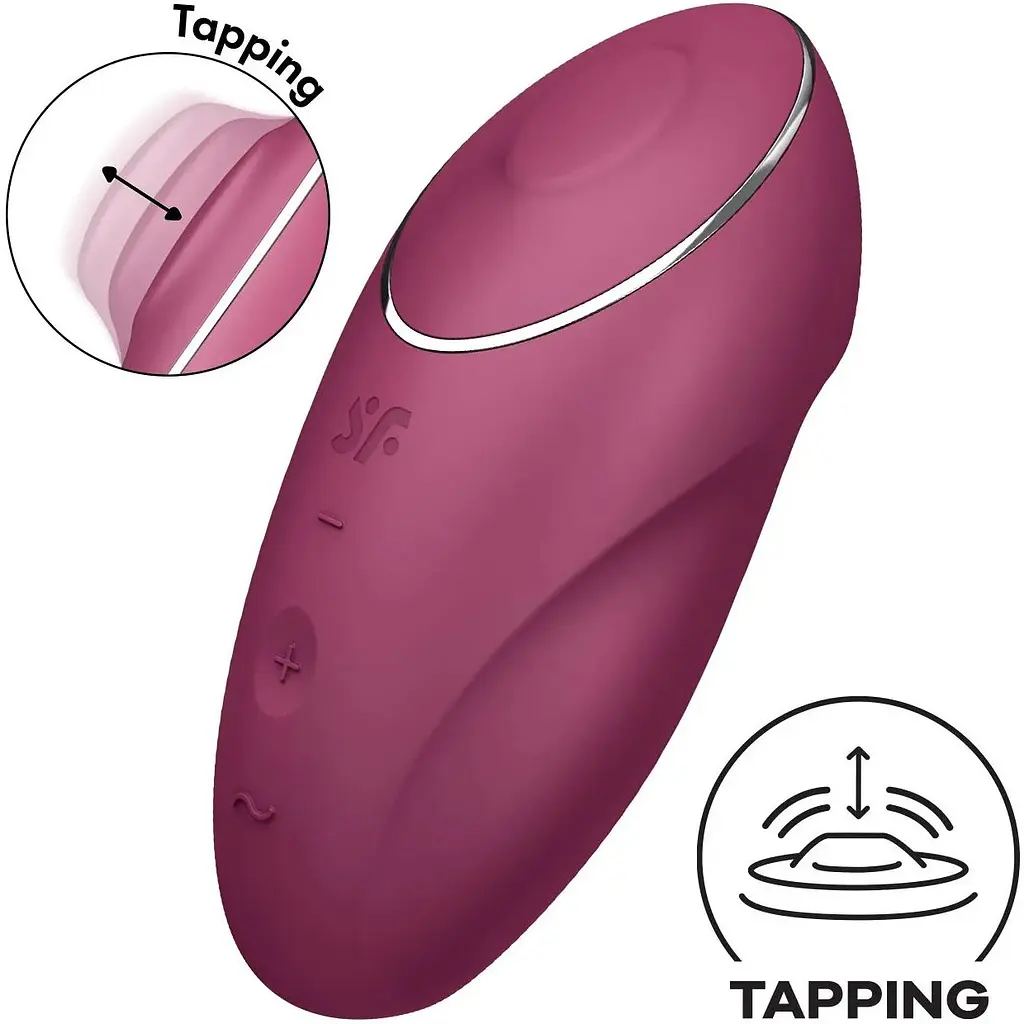 Вібратор Satisfyer Tap & Climax 1 Red - фото 4