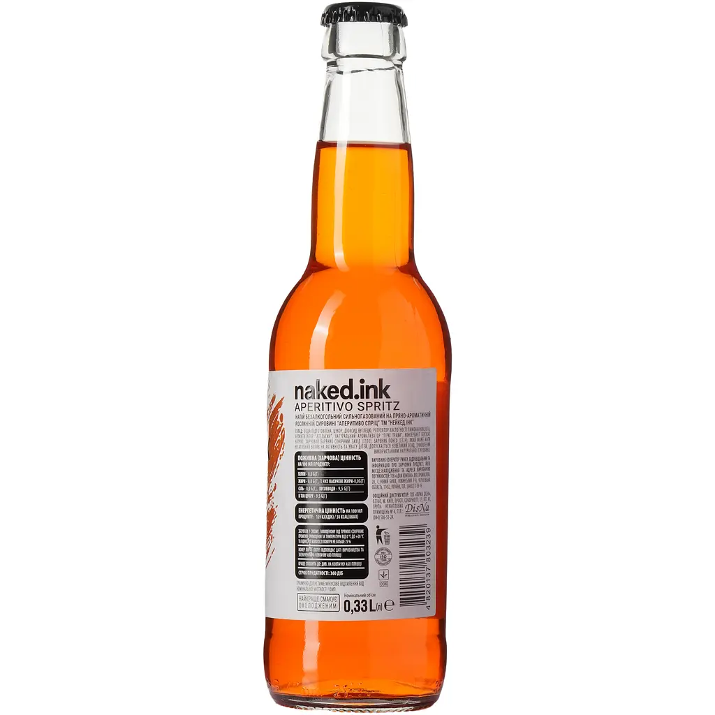 Напій безалкогольний Aperitivo Spritz NAKED.INK 0.33 л - фото 3
