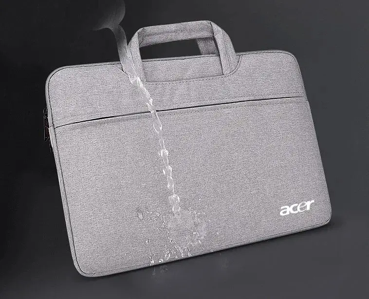 Сумка чохол для ноутбука Acer 15,6" 42 см X 30 см ущільнені стінки Digital Сіра (IBN007S5 ) - фото 9