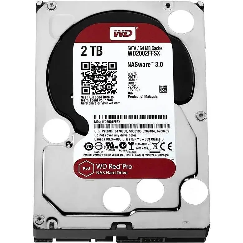 Жорсткий диск Western Digital Red Pro 3.5" 2TB 7200 rpm 64MB SATAIII (WD2002FFSX) - фото 2
