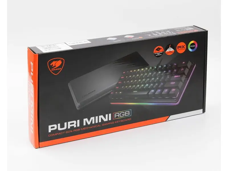 Клавіатура Cougar Puri Mini RGB Black - фото 9
