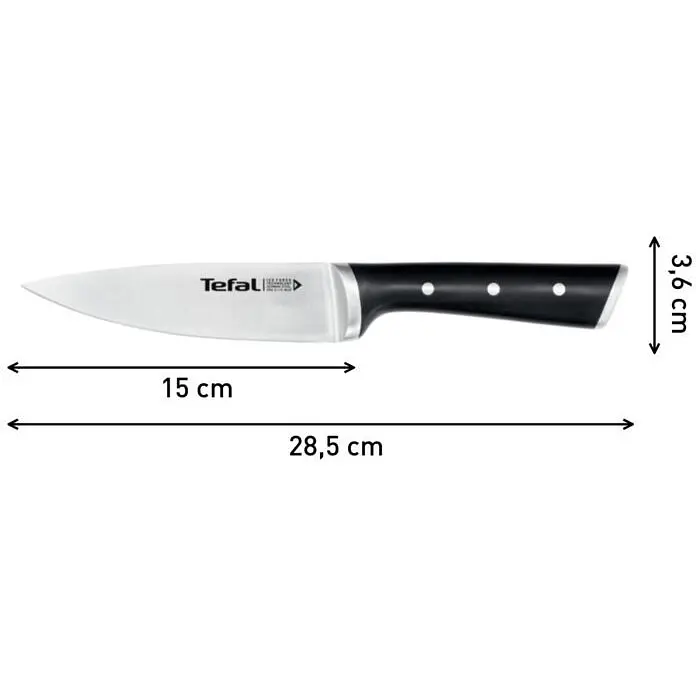 Кухонный нож шеф-повара Tefal Ice Force 15 см (K2320324) - фото 4