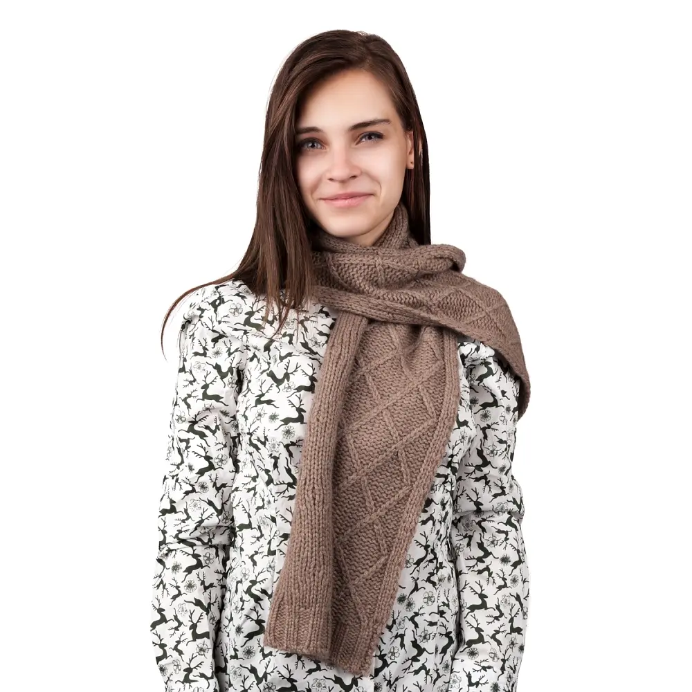 Шарф Habsburg Olivia Light brown