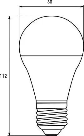 Лампа Eurolamp Led Еcо E 27 4000 K (LED-A60-13274(A)) - фото 3