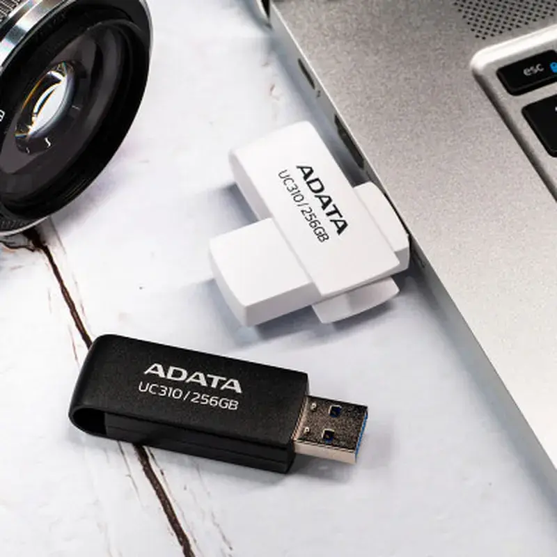 USB флеш накопичувач ADATA 64GB UC310 Black USB 3.0 (UC310-64G-RBK) - фото 9
