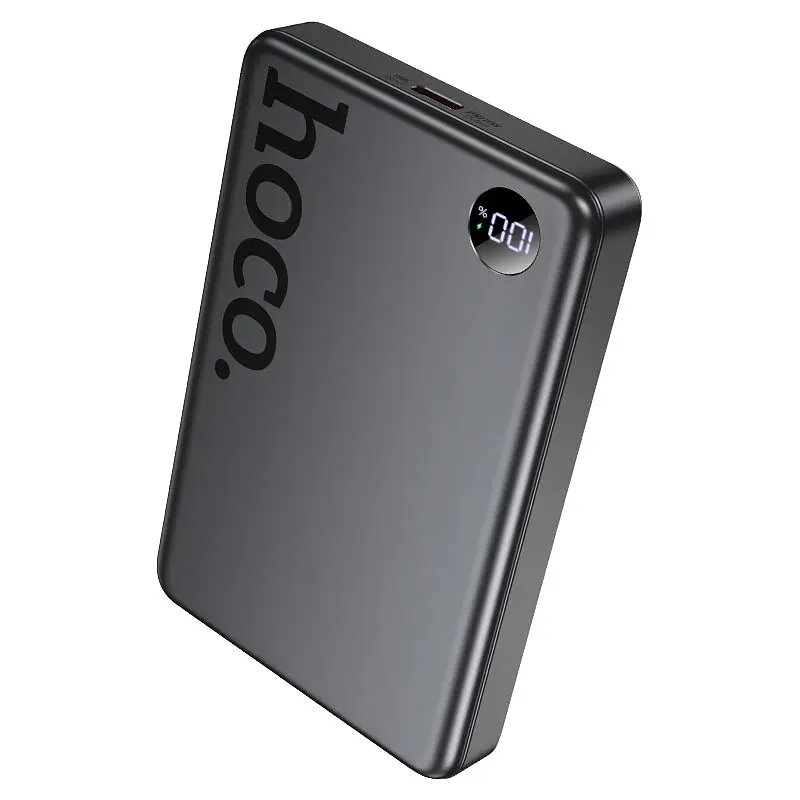Power Bank Hoco Q34 Clever PD20W magnetic fast charging power bank with digital display(10000mAh) Gray