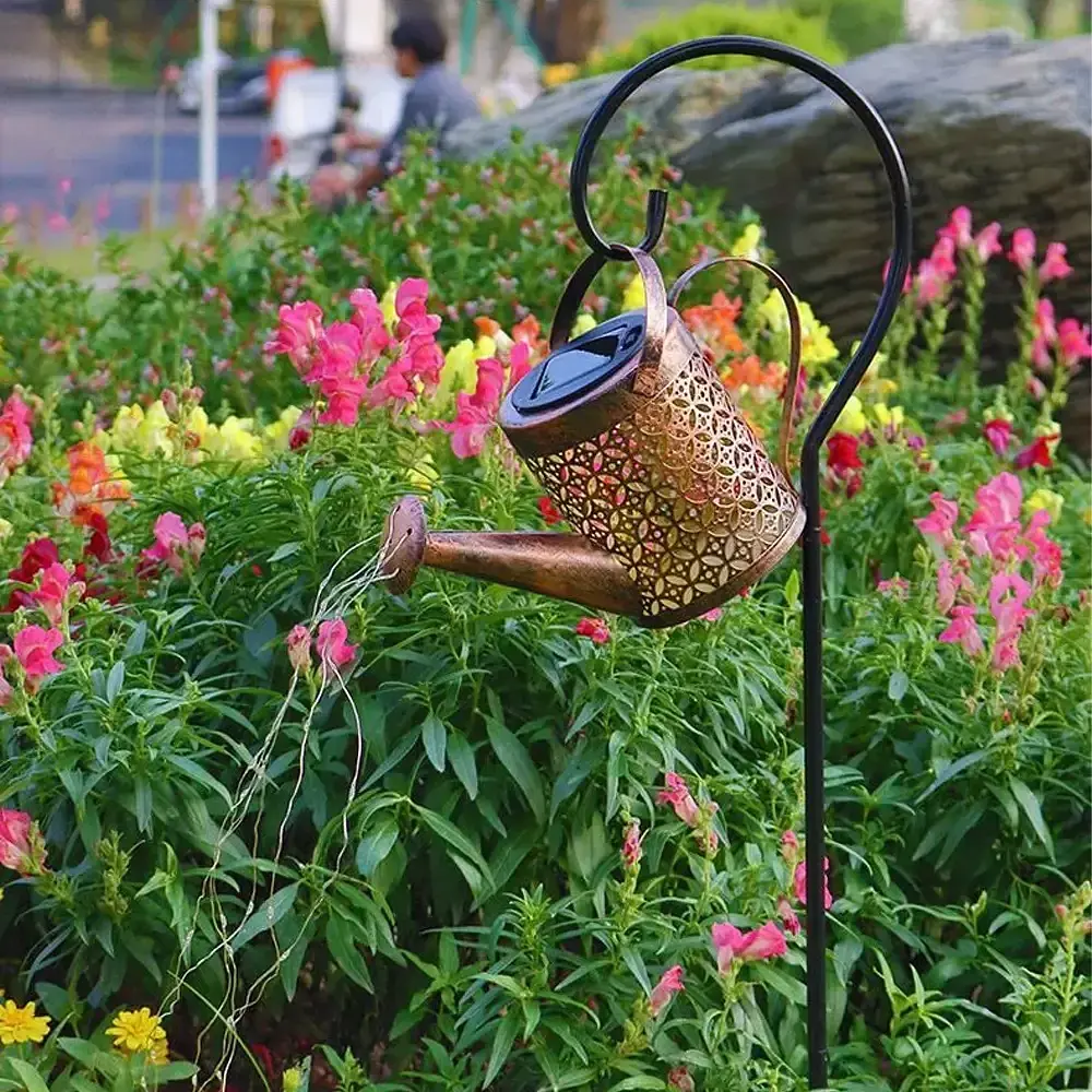 Садовий світильник на сонячній батареї "Лійка" 80см, Fairy lamp / Декоративний LED ліхтар для саду - фото 7