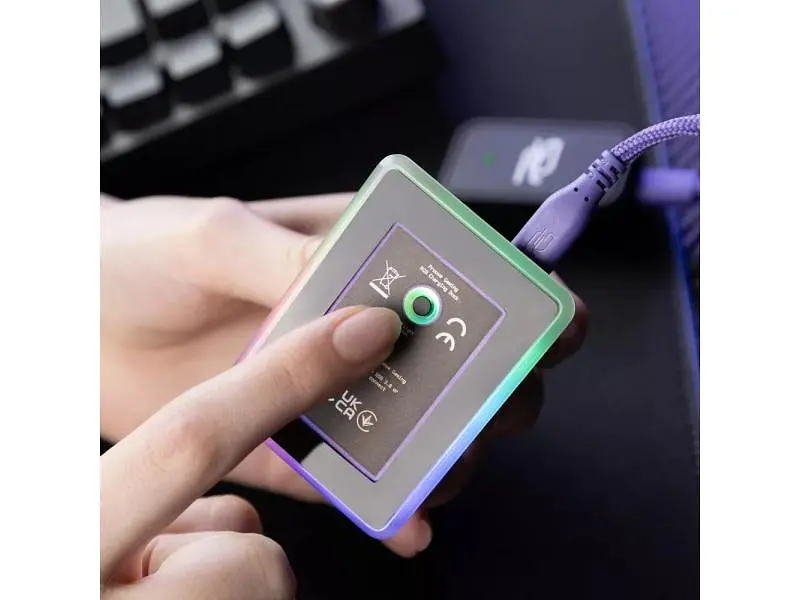 Миша Proove Gaming Jester with Charging Dock Black/Purple (WMJSCD022016) - фото 9