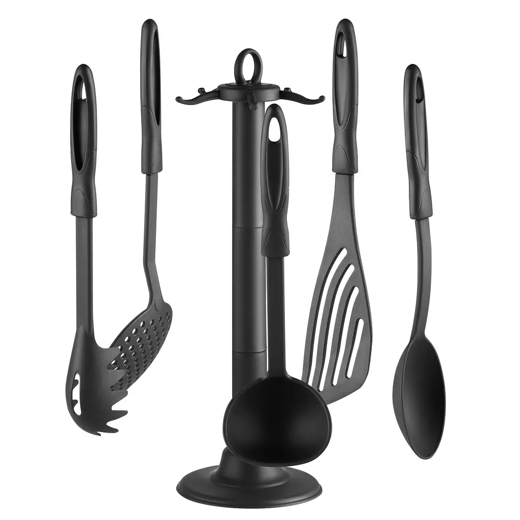 Набор кухонных принадлежностей Ardesto Gemini Gourmet, черный (AR3805GG) - фото 2