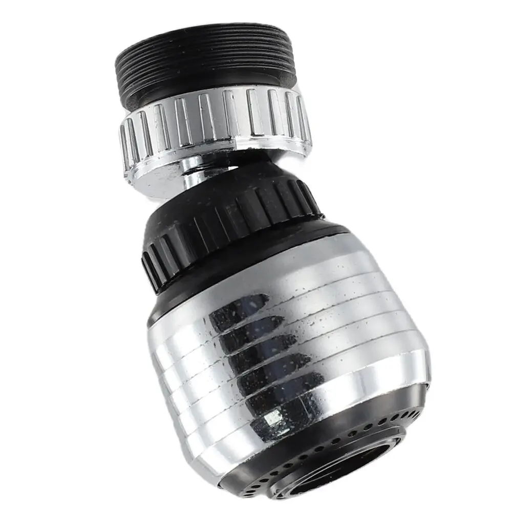 Насадка на кран, поворотний аератор для кухні ванної Semi Rotary Aerator, Хром два режими - фото 4