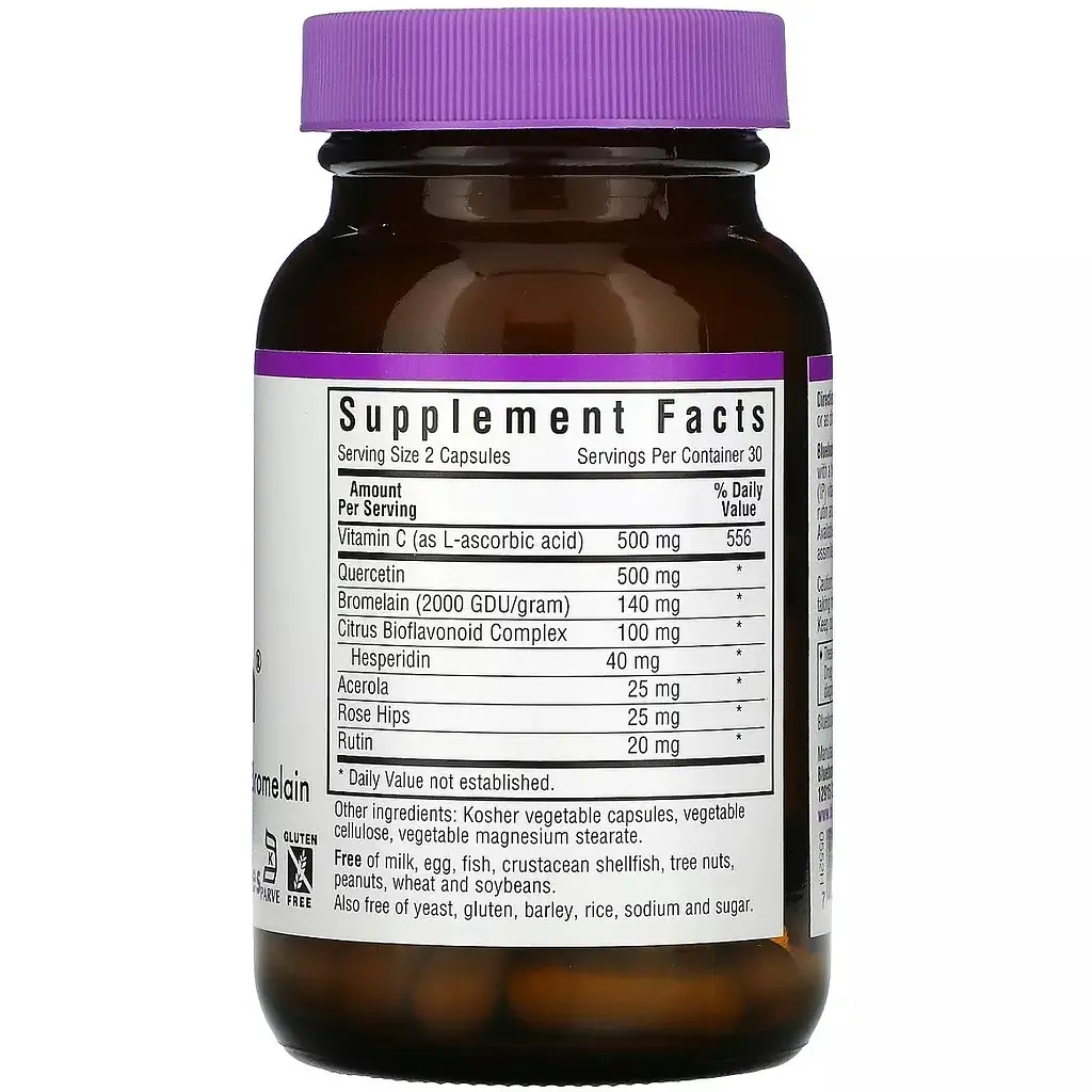 Кверцетин Bluebonnet Nutrition Super Quercetin 60 вегетаріанських капсул - фото 2