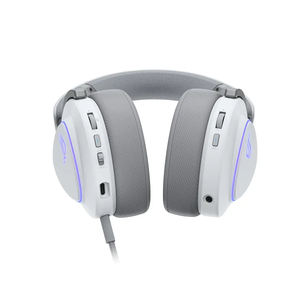 Навушники ASUS ROG Delta II White (90YH03W0-BHUA10) - фото 8