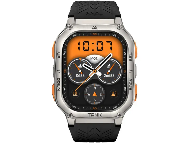 Смарт-годинник KOSPET Tank M3 Ultra Silver - фото 2