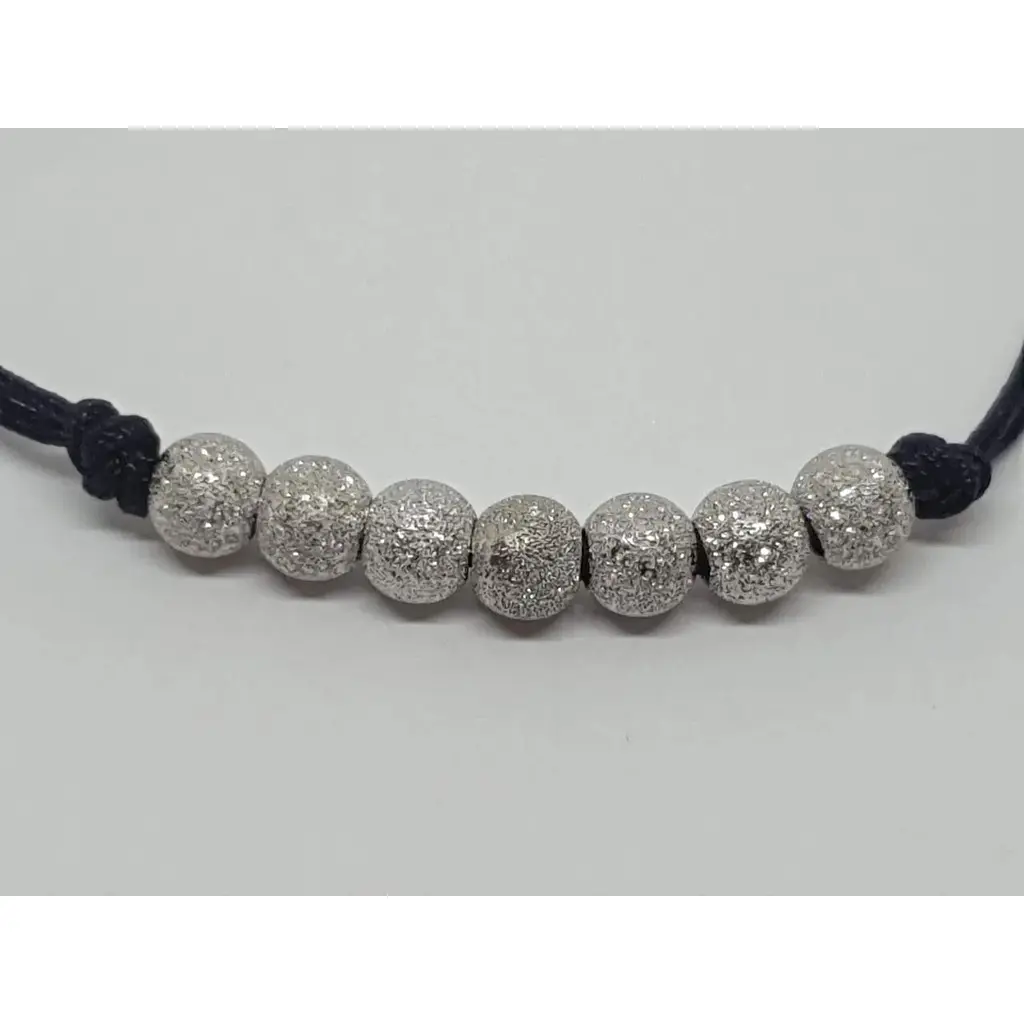 Браслет з текстилю Qvaliz з срібними вставками. 90501237СИН - фото 2