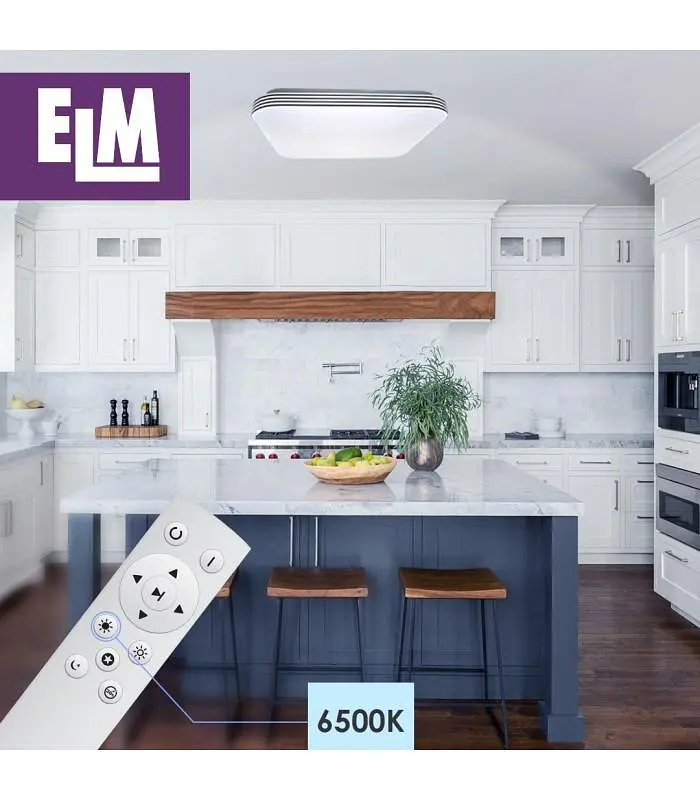 Світильник стельовий з пультом ДУ ELM Mario 36W 3000-6500К IP20 (26-0107) - фото 5