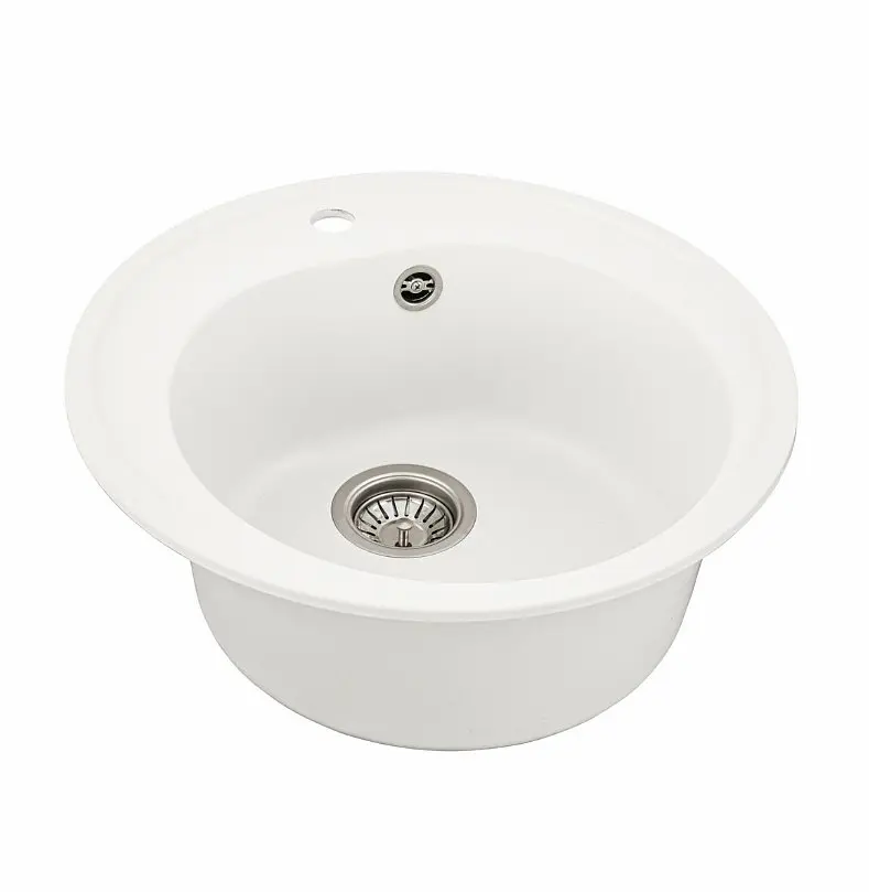 Кухонна мийка VALESO 510 LUNA матова Білосніжна (SP000047025) - фото 3