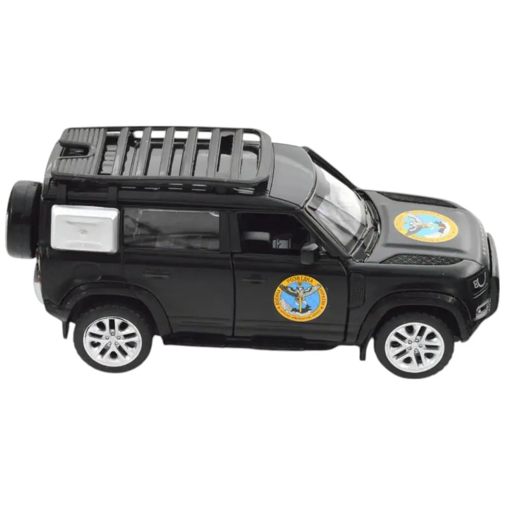 Автомодель TechnoDrive 250364M серия Шевроны Героев Land Rover Defender 110 ГУР МО - фото 8