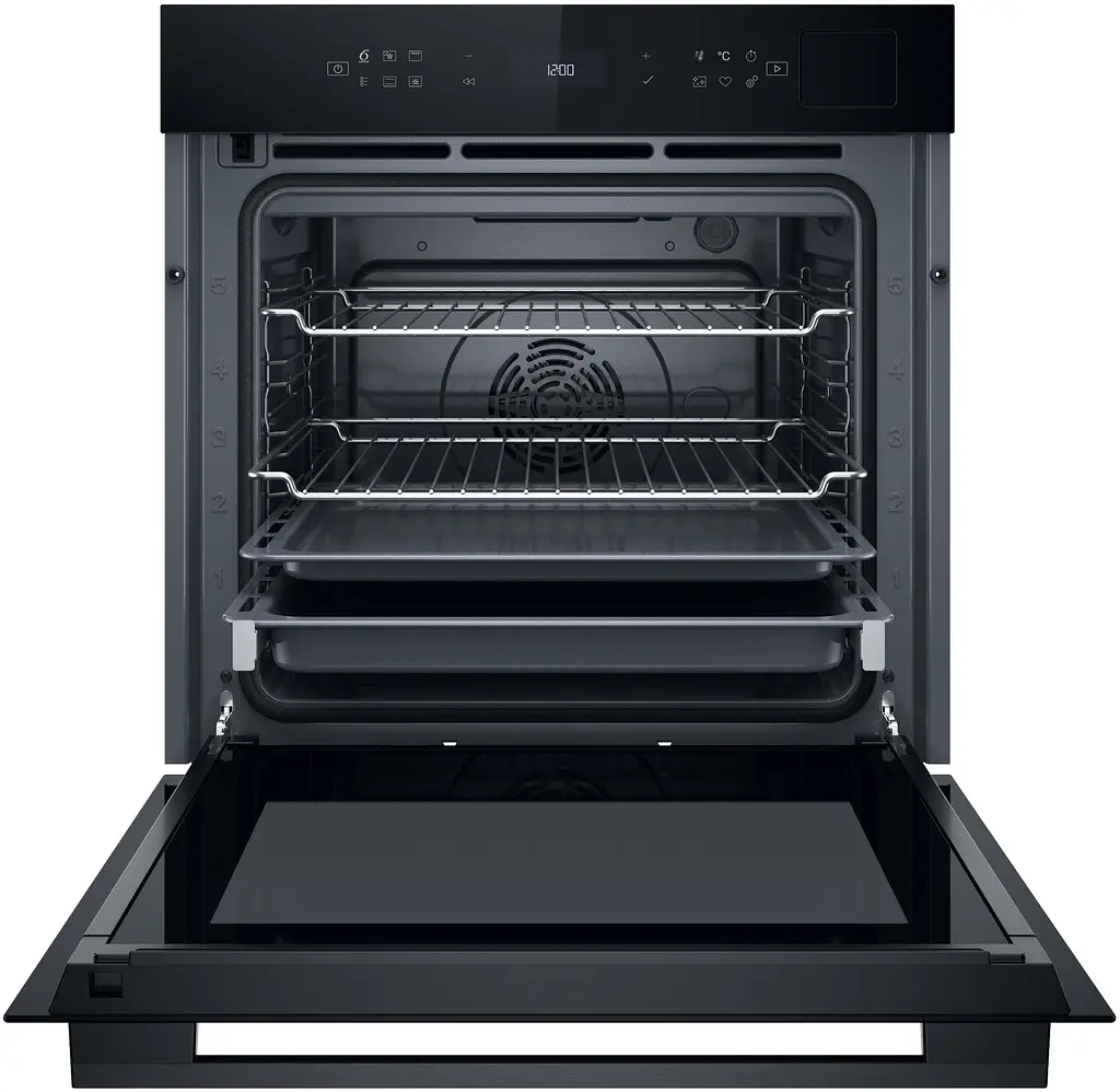 Whirlpool Духовий шафа електричний, 73л, A+, дисплей, конвекція, піроліз, телескопічні напрямні, чорний - фото 8
