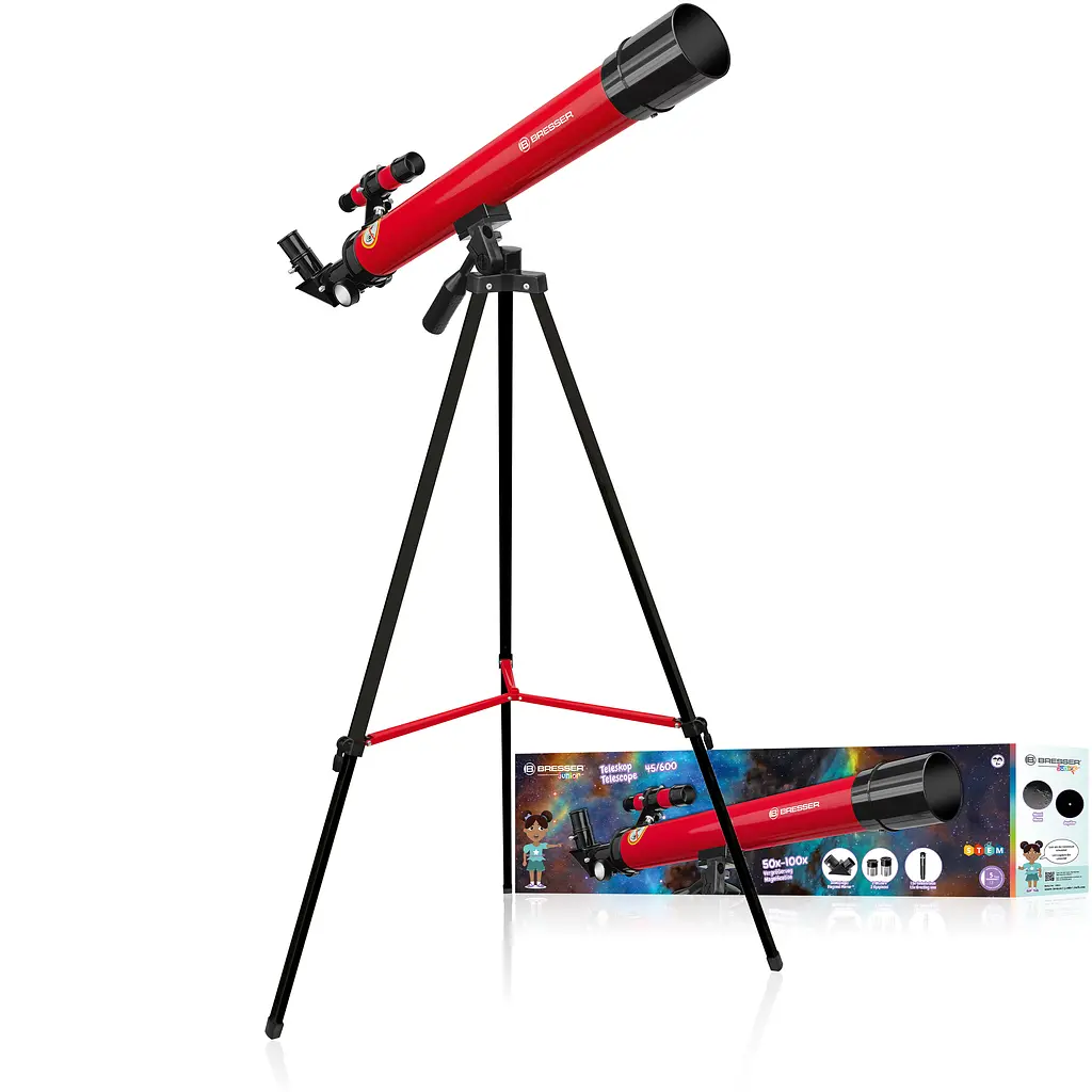 Телескоп Bresser Junior 45/600 AZ Red (8850600E8G000) - фото 2
