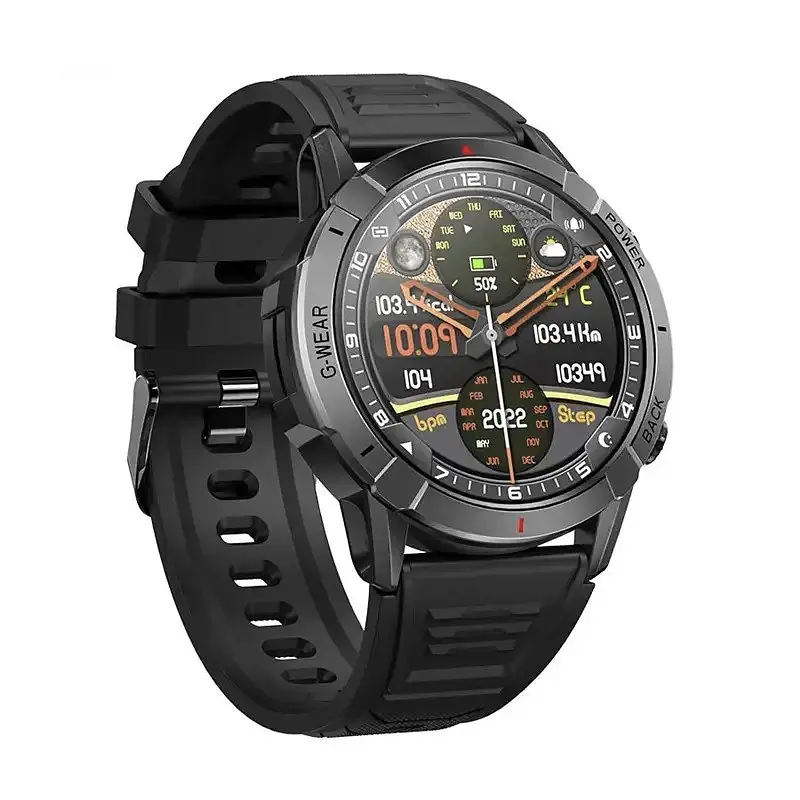 Мужские умные смарт-часы Smart Watch NX10 с AMOLED дисплеем голосовой связью будильником пульсометром и шагометром - фото 2
