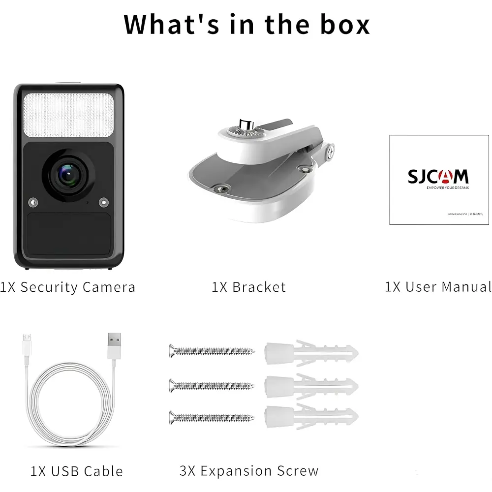 IP відеокамера SJCAM S1, JPG, 4M, 2.4GHz, LED + infrared, MP4 - фото 8