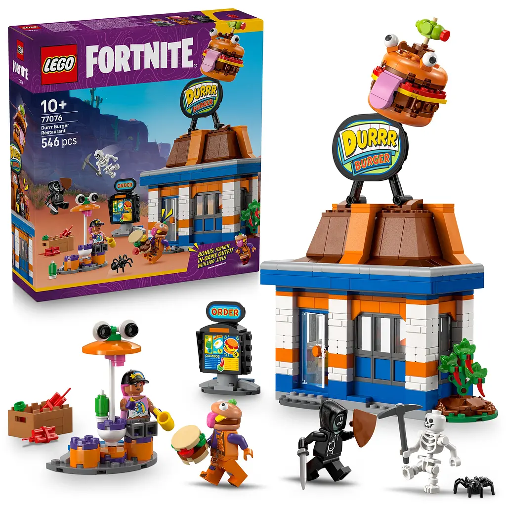 Конструктор LEGO Fortnite Durrr Burger ресторан 546 деталей (77076) - фото 4