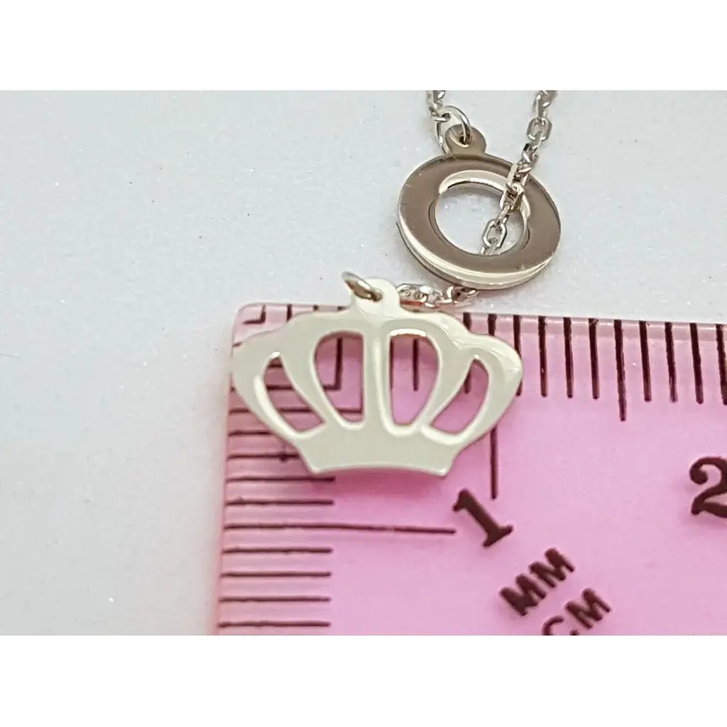 Срібне кольє Qvaliz Корона. 908-00807 47 - фото 4