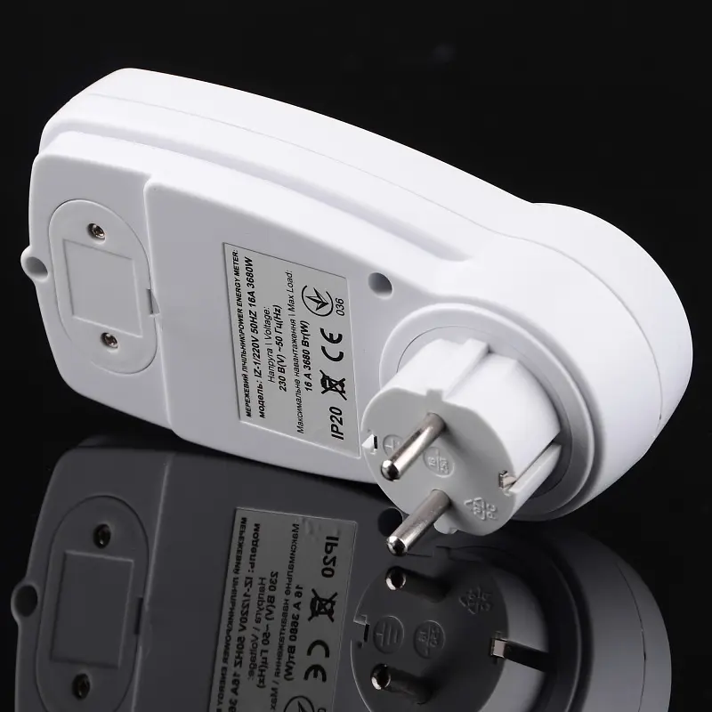 Мережевий лічильник IZ-1/220V 50HZ 16A 3680W Brille L102-001 - фото 3