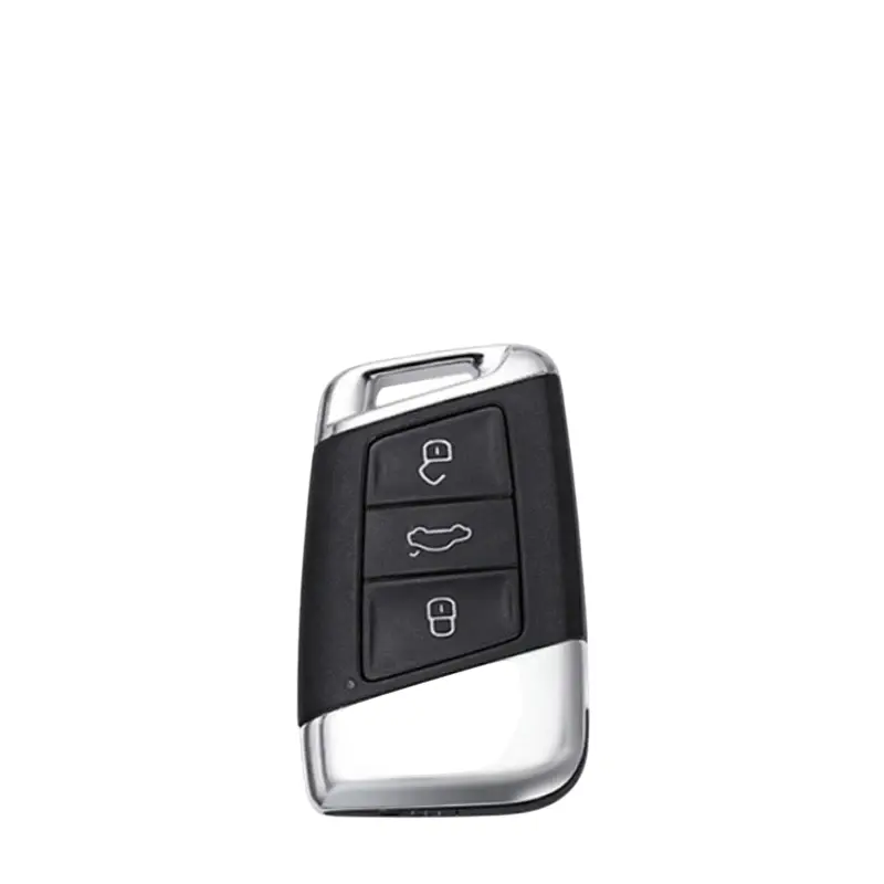 Чохол ключа Volkswagen (карбон, пласка форма)+ремінець+брелок - фото 2