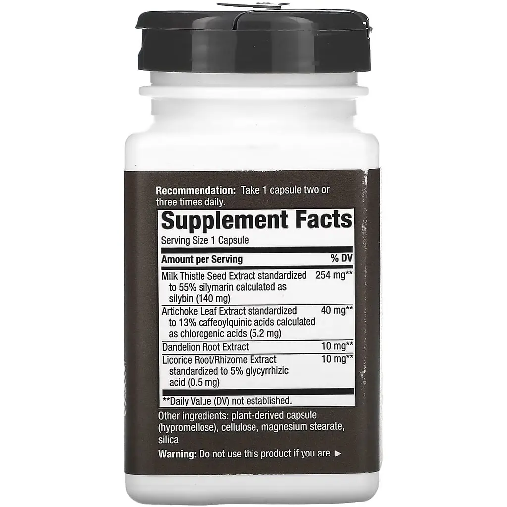 Підтримка печінки Nature's Way Super Milk Thistle 120 капсул - фото 2
