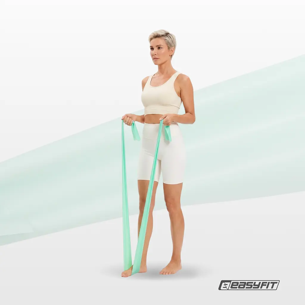 Стрічка для пілатесу EasyFit EPP 0.35 мм м’ятна - фото 6