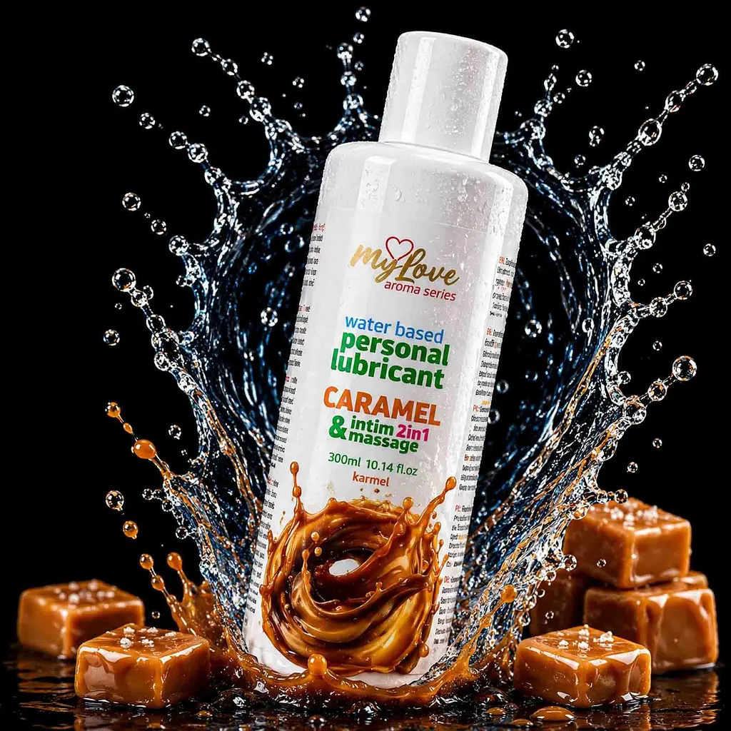 Лубрикант MyLove Aroma Series IntimMassage 2in1 Caramel, 300 мл - фото 2