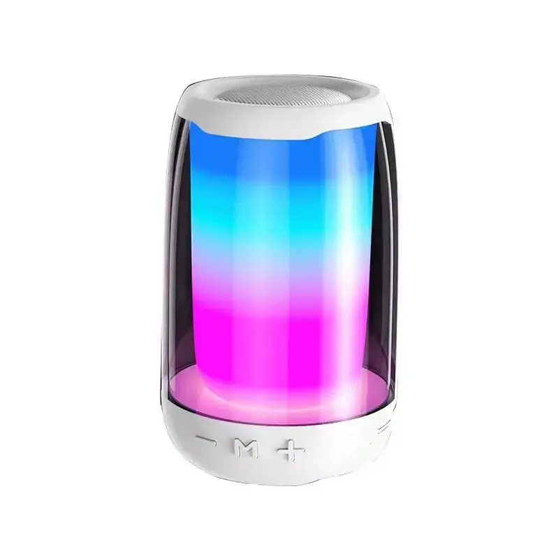 Портативна колонка Pulse 4 mini BT/TF/FM/TWS/AUX/USB з підсвіткою 5 Вт, білий Smart X 8893AW - фото 9