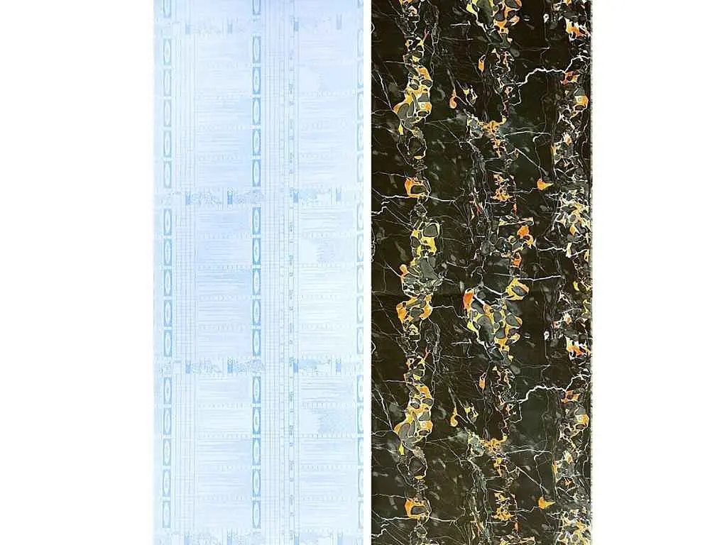 Плівка на самоклейці STICKER WALL 45см * 10м 0,07мм Чорний мармур з жовтим SW-00001282 - фото 5