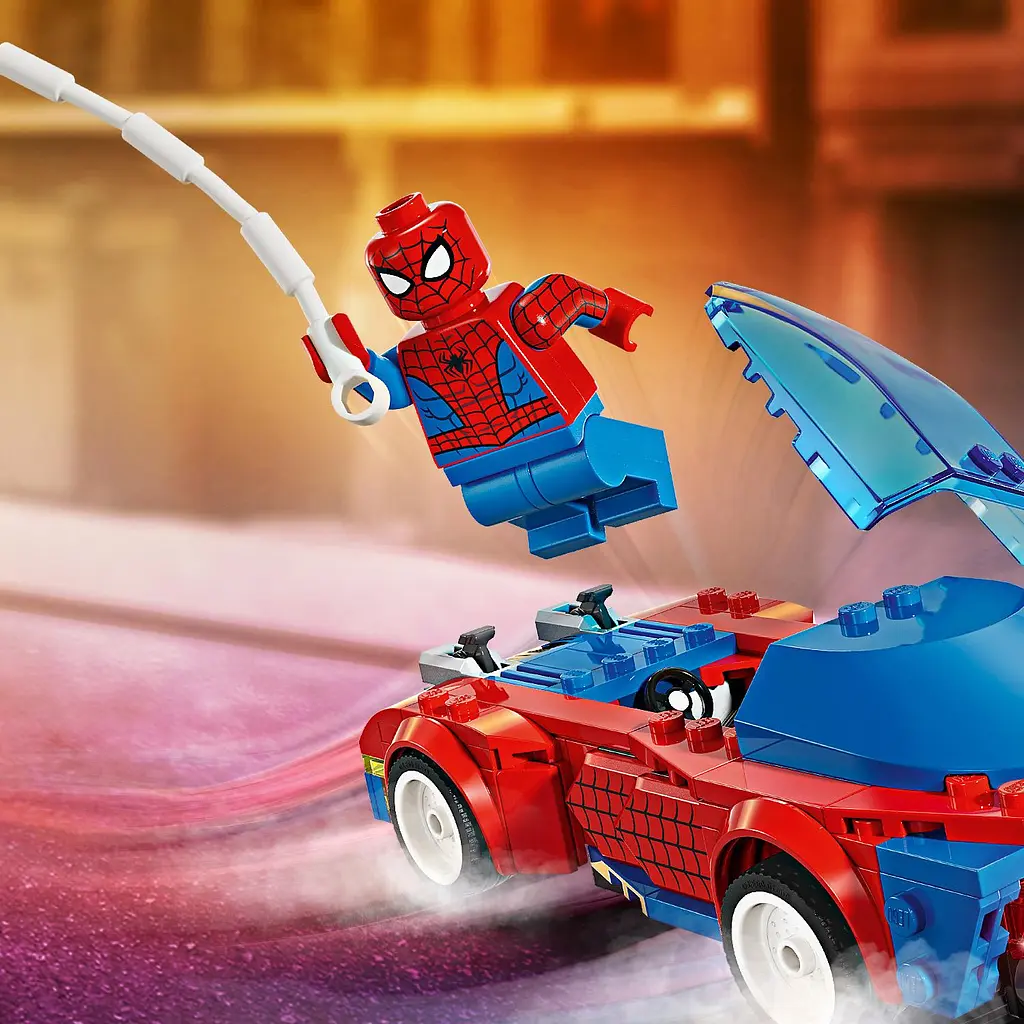 Конструктор LEGO Super Heroes Marvel Автомобіль для перегонів Людини-Павука й Зелений Гоблін з отрутою Венома 227 деталі (76279) - фото 6