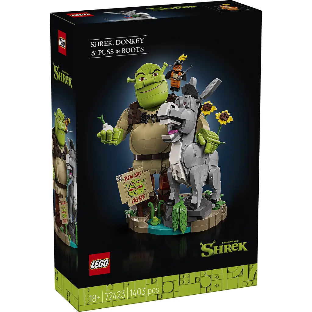Конструктор LEGO Shrek Шрек, Віслюк і Кіт в чоботях 1403 ел. (72423) - фото 2