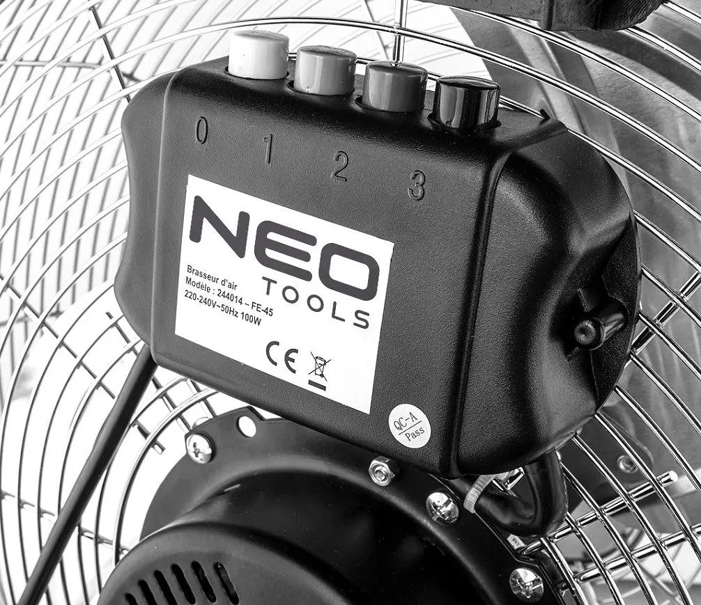 Вентилятор підлоговий Neo Tools 90010 професійний, 100 Вт, діаметр 45 см, 3 швидкості - фото 4