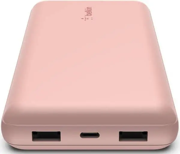Павербанк Belkin Pink 20 000 mAh / 15 Вт (BPB012BTRG) - фото 3