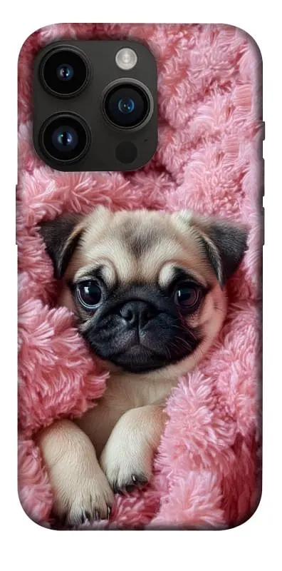 TPU чохол Demsky Мопс у ніжностях для Apple iPhone 14 Pro (6.1")